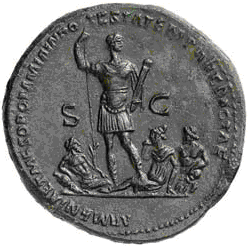 Glosario de monedas romanas. EÚFRATES. Image