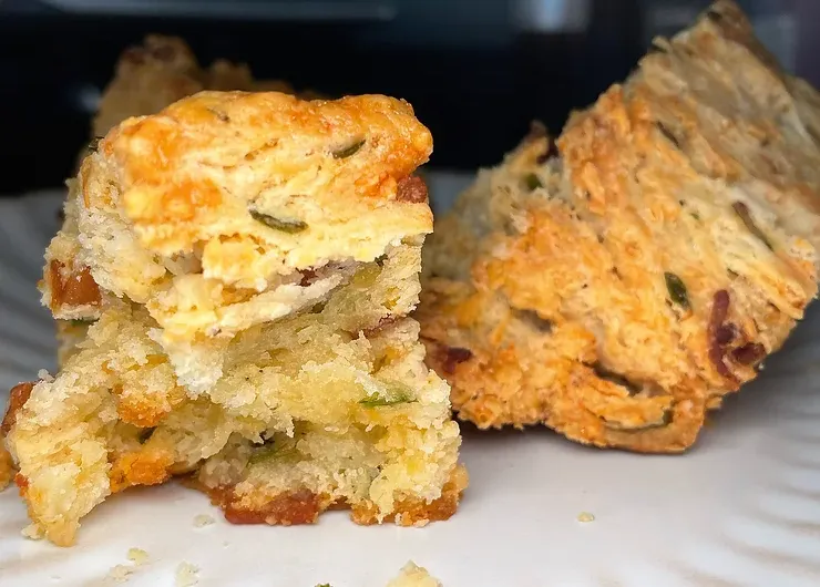 Cheddar Bacon Scones