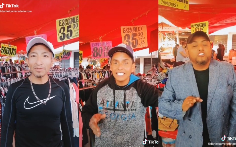 Vendedores de tianguis parodian a jóvenes que venden “depas” en video viral