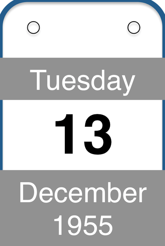 Calendar: 12 December 1955 