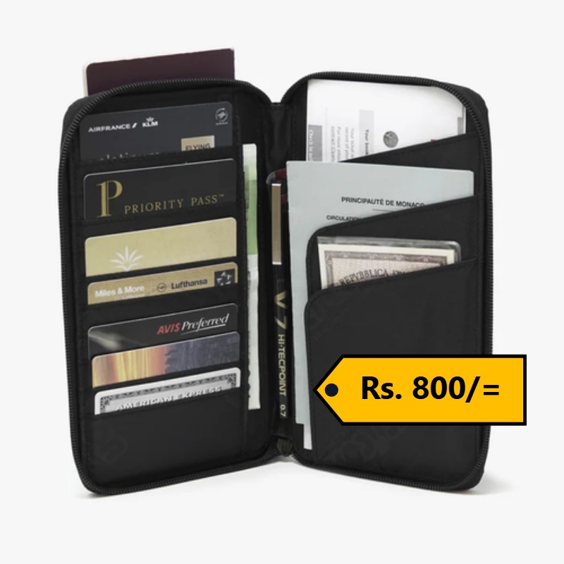 Travel Document Holder - Front view