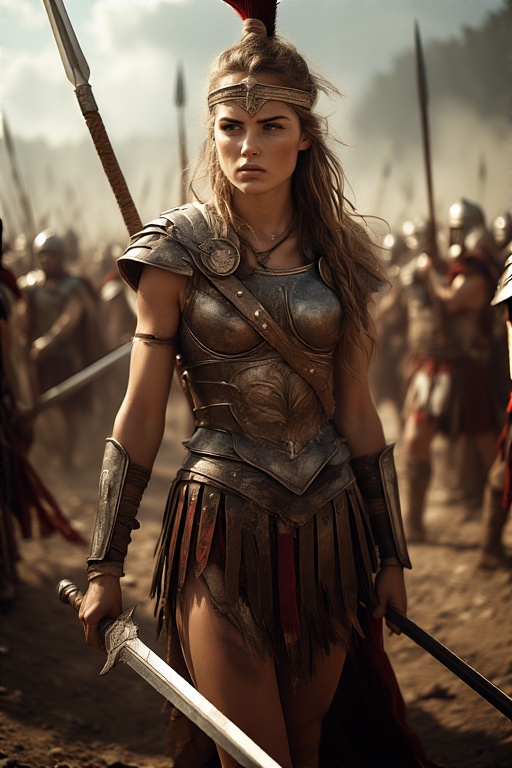 Greek-Warrior-Female-Spears-Sw-9
