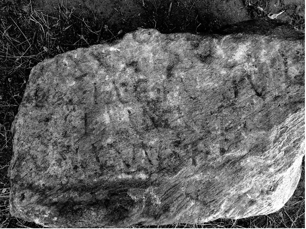 Escritura en piedra. Piedra-copia