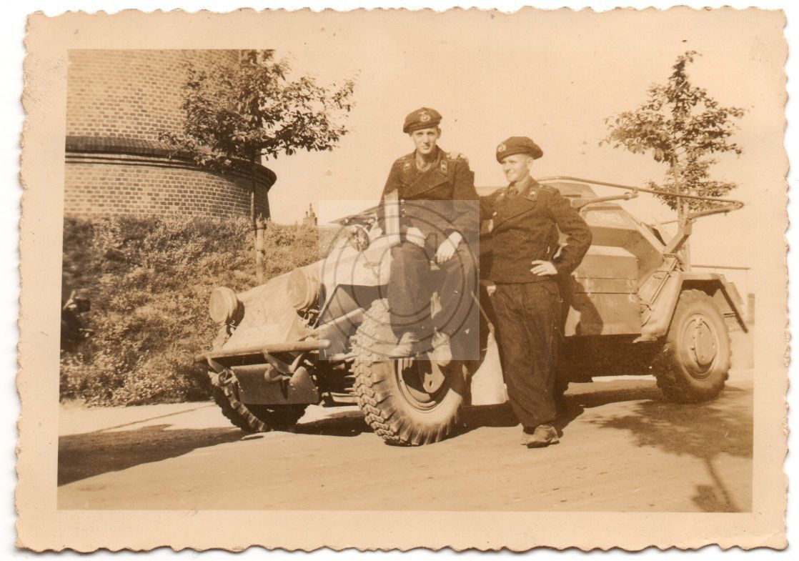 Königsberg Panzerspähkompanie Soldaten in Schwar