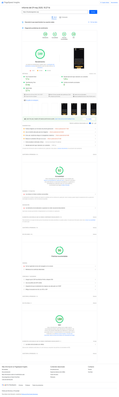 Rituales Sagrados Móvil PageSpeed