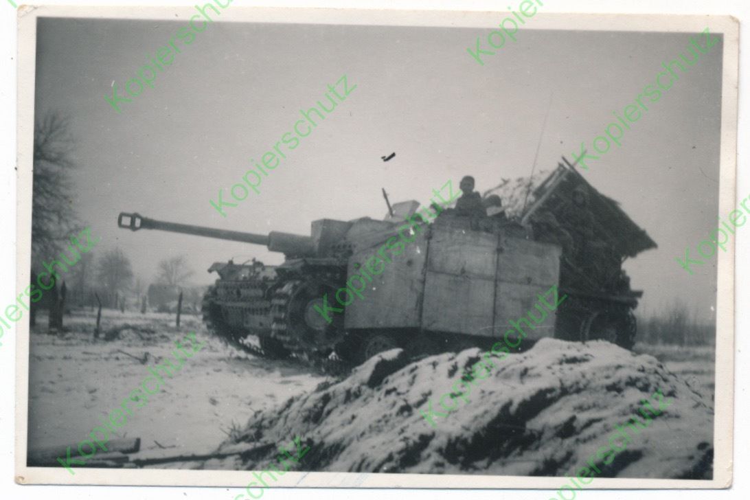 Altes orig. Foto Panzer Tank Sturmgeschütz mit M