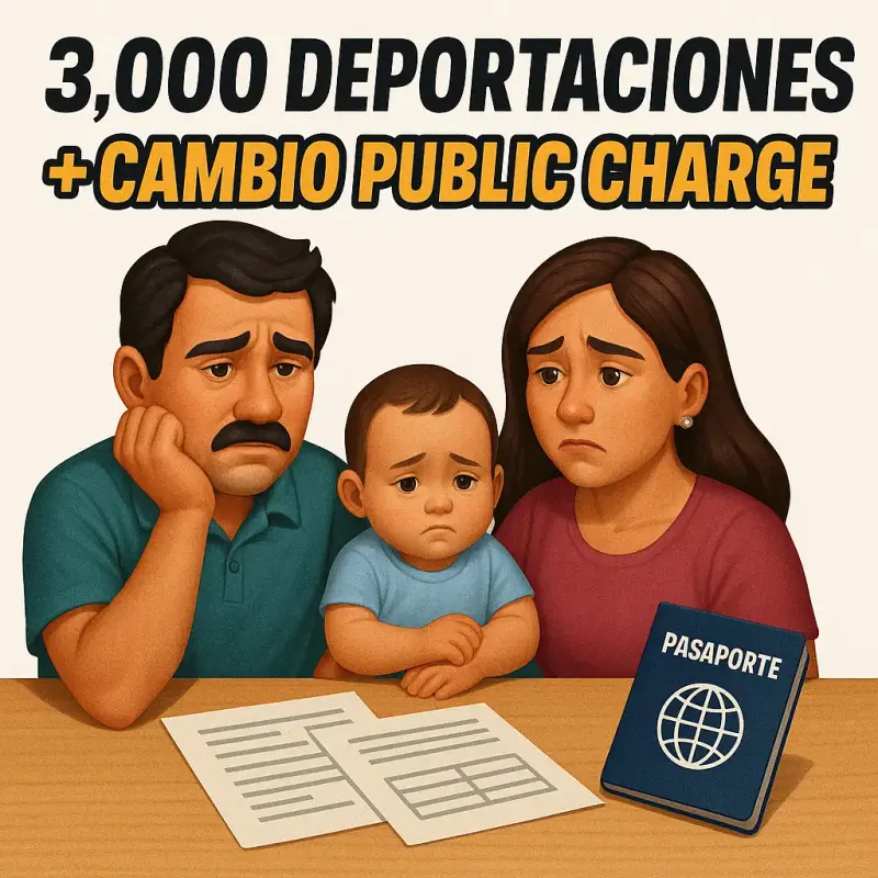 3,000 deportaciones y cambios en Public Charge - Guía para familias latinas
