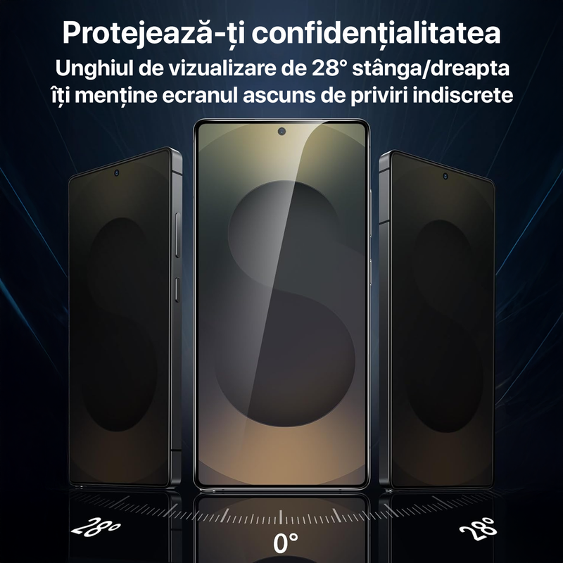 Folie sticla privacy pentru Samsung Galaxy S26 Ultra Daden MagicBox, Anti-spy, 9H, Full Glue, Full Cover, Aplicator automat, Antisoc, Antizgarieturi, Margini negre 61FF1UXIAb L AC SL1500