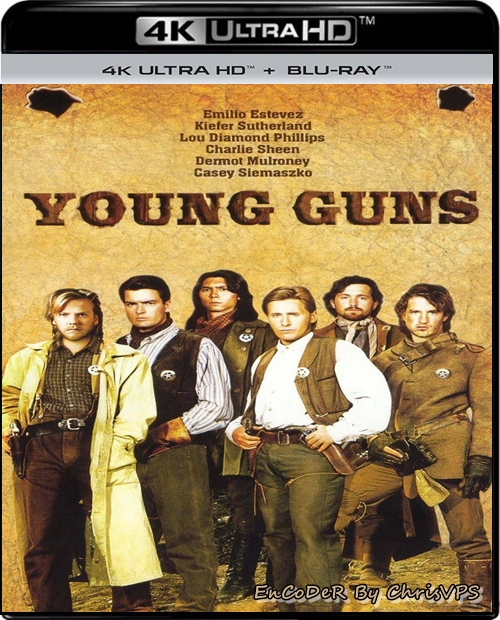 Młode strzelby - Young Guns (1988) MULTI.2160p.HDR.DoVi.Hybrid.BDRemux.TrueHD.7.1.Atmos.AC3-ChrisVPS / LEKTOR i NAPISY