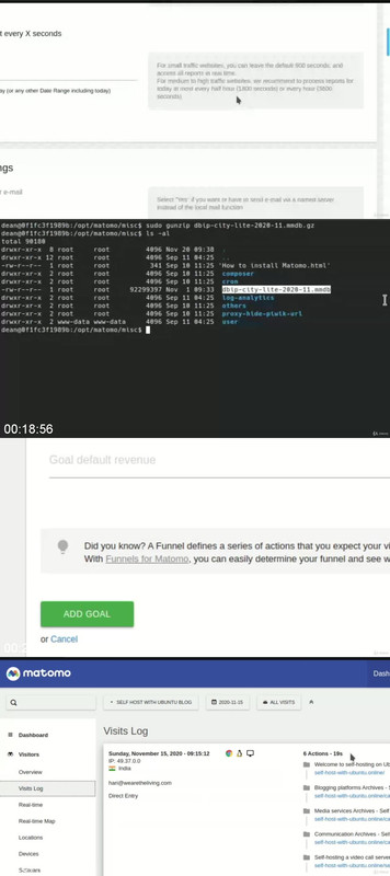 Self-host with Ubuntu WordPress, analytics and mailing list