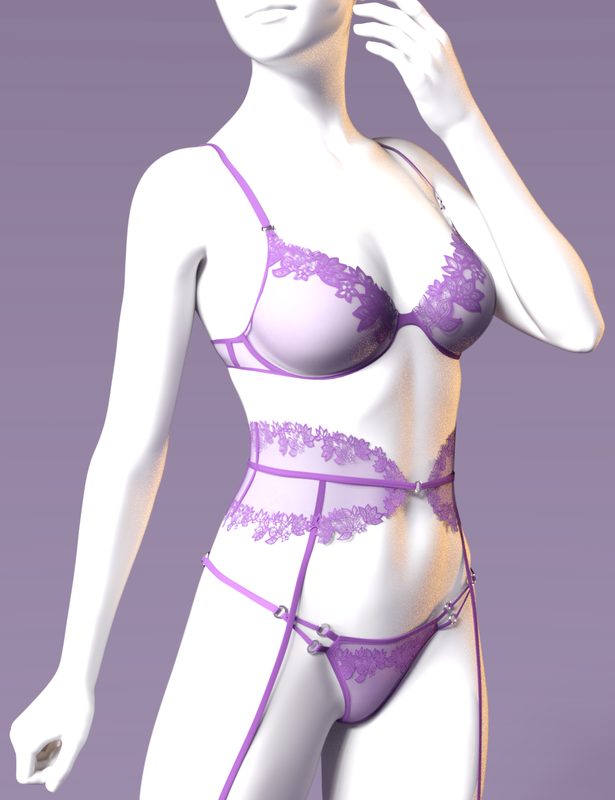 F3D Dark Feminine Lingerie