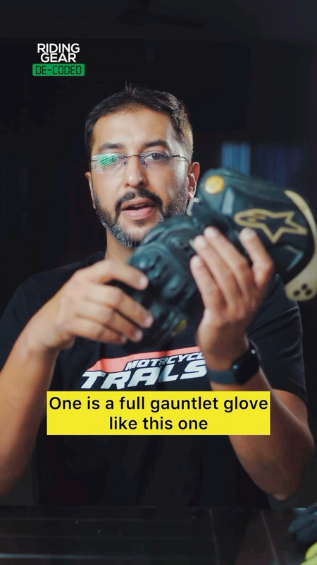 Different types of gloves