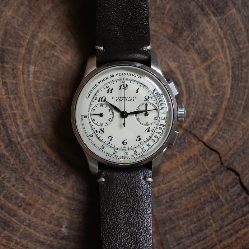 Lebois and co Heritage Chronograph Atelier Coquille doeuf grand feu enamel dial review 7 2048x2048