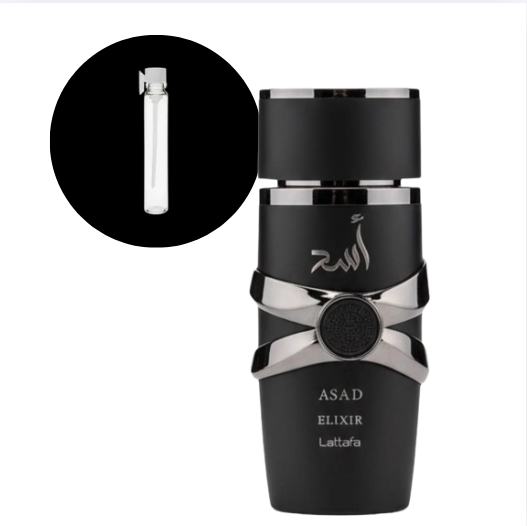AMOSTRA LATTAFA ASAD ELIXIR 1ML - imagem 1