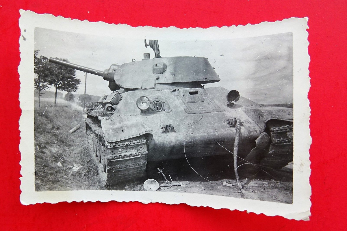 Polen Polska Russia Vormarsch Zerstörter Panzer Tank