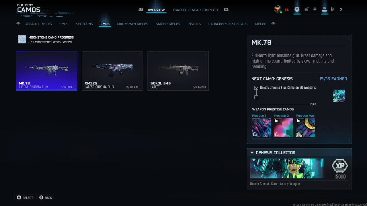 25 Genesis LMGs