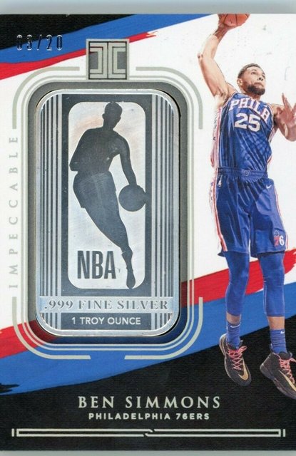 2020 Panini Impeccable Basketball - BC Impeccable Jersey Number