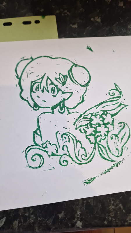 Faye lino print