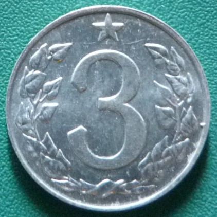 3 Haleru. Checoslovaquia (1963) CHE-3-Haleru-1963-rev