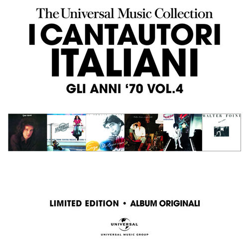VA - I Cantautori Italiani - Gli Anni '70 - Vol.4 The Universal Music Collection (Remastered) [6CD] (Universal Music Italia srL., 2010) FLAC