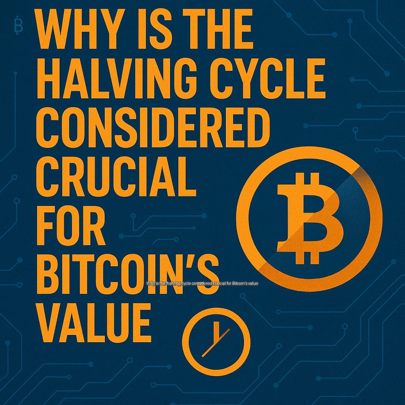 Why is the halving cycle considered crucial for Bitcoin’s value