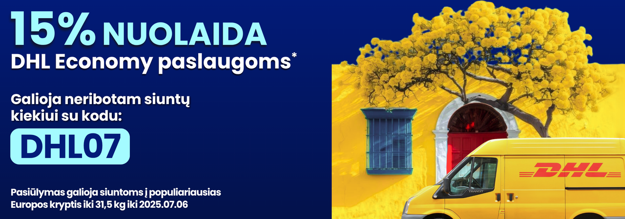 Nuolaida siuntoms į Europą