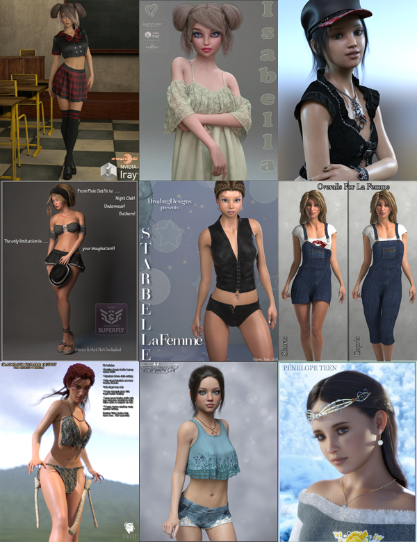 Renderosity Bundle 07082019 Part 2 Renderosity Bundle 07082019 Part 2