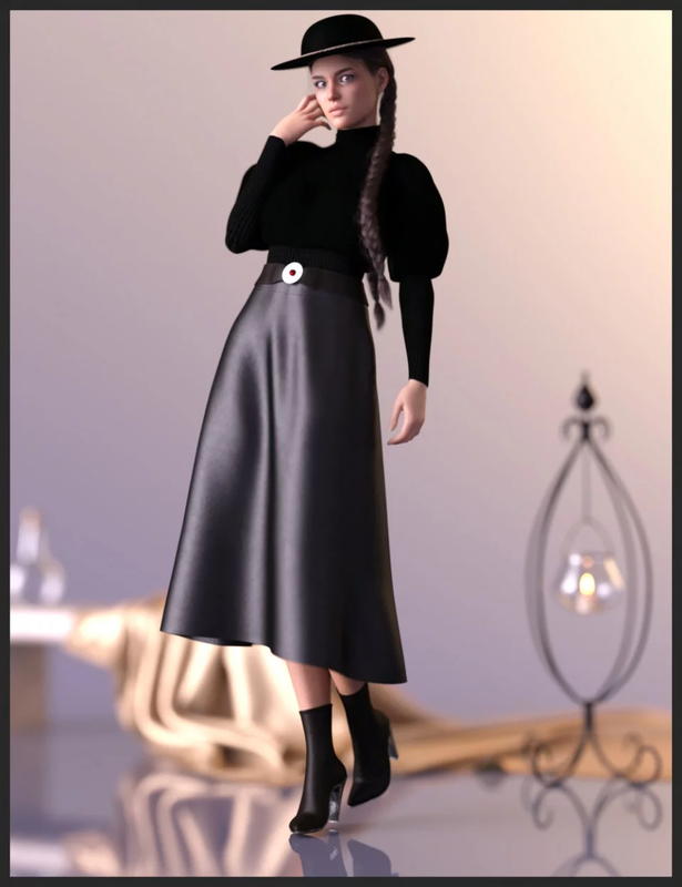 dForce Modern Romantic Outfit for Genesis 8 Female(s) dForce Modern Romantic Outfit for Genesis 8 Female(s)