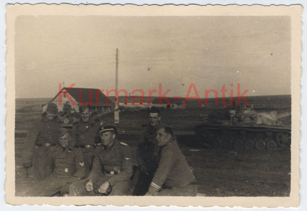 Foto Wehrmacht 3. TK Panzer Div. Stug Sturmgeschütz Russland 194
