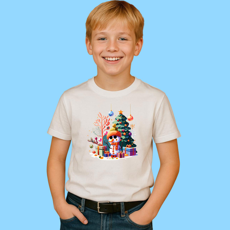 grafica 2819 tricou alb baiat craciun 1