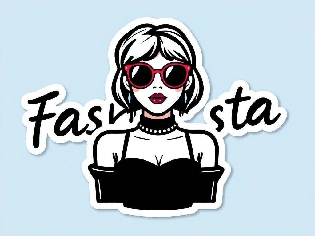 Icon Fashionista Sticker Types