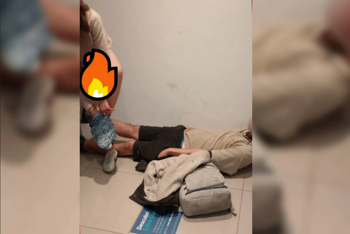 Pareja es captada haciendo el “delicioso” en un cajero automático de Argentina