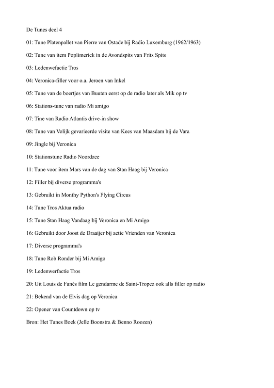 tunes deel 4