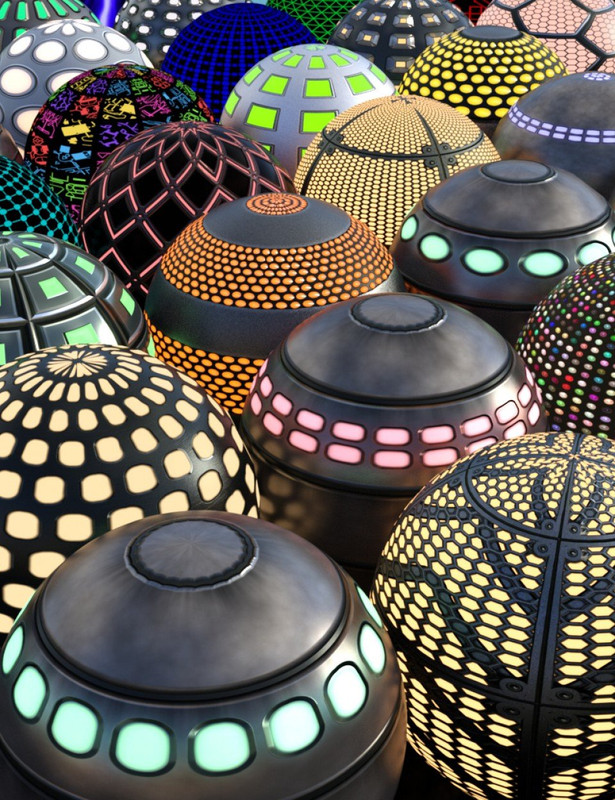 DG Iray Sci-Fi Surface Lights Shader 2 DG Iray Sci-Fi Surface Lights Shader 2