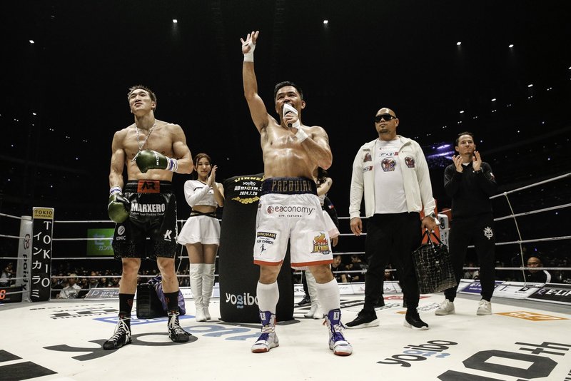 Мани Пакиао и Рукия Анпо не се победиха в 3 рунда показно