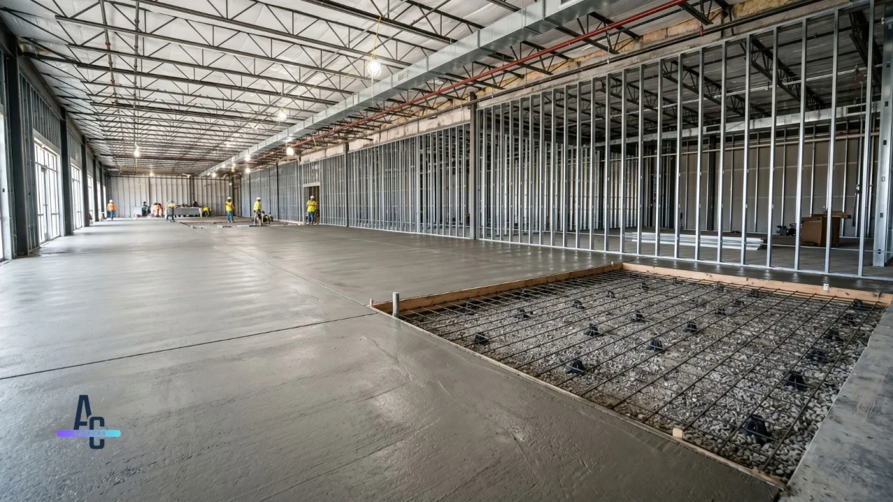 Retail concrete slab cost San Antonio