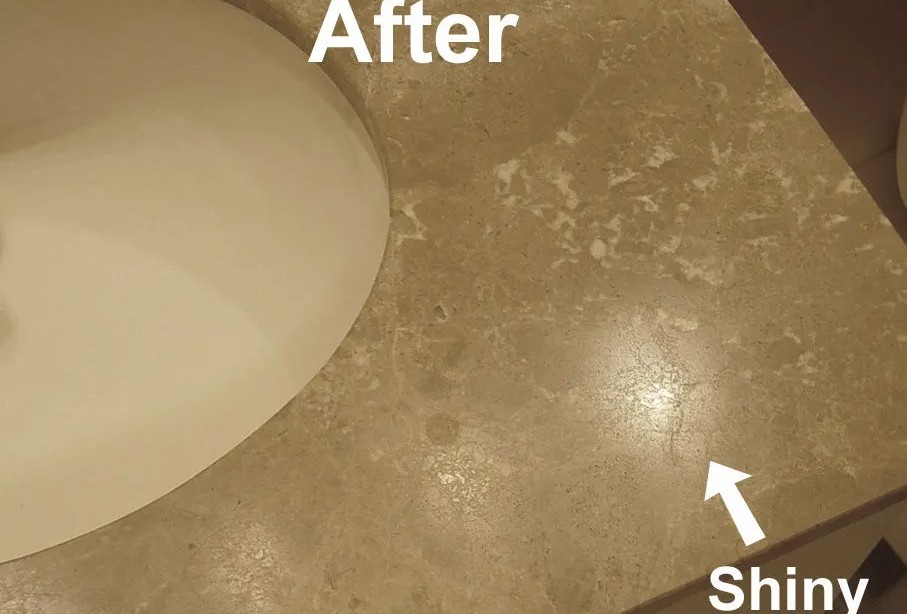 Kitchen marble countertop protection film