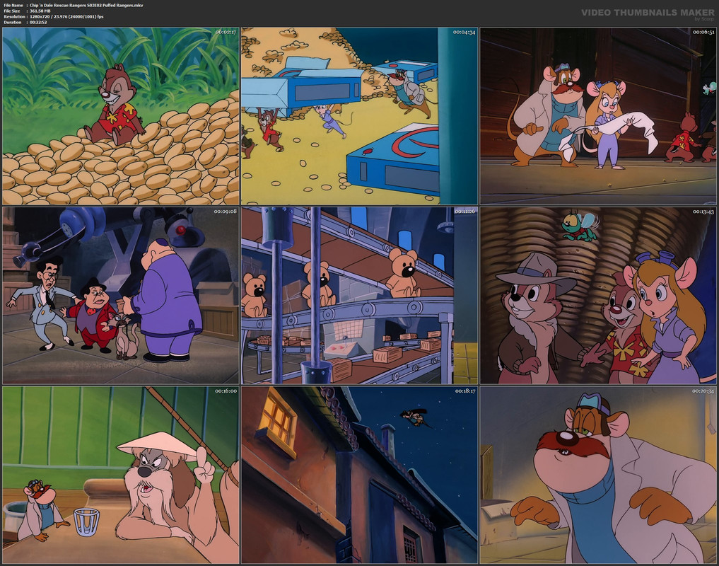 Chip 'n Dale Rescue Rangers S03E02 Puffed Rangers.mkv