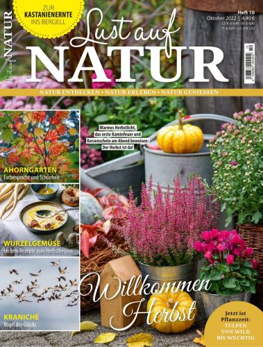 Cover: Lust auf Natur Magazin Oktober No 10 2022