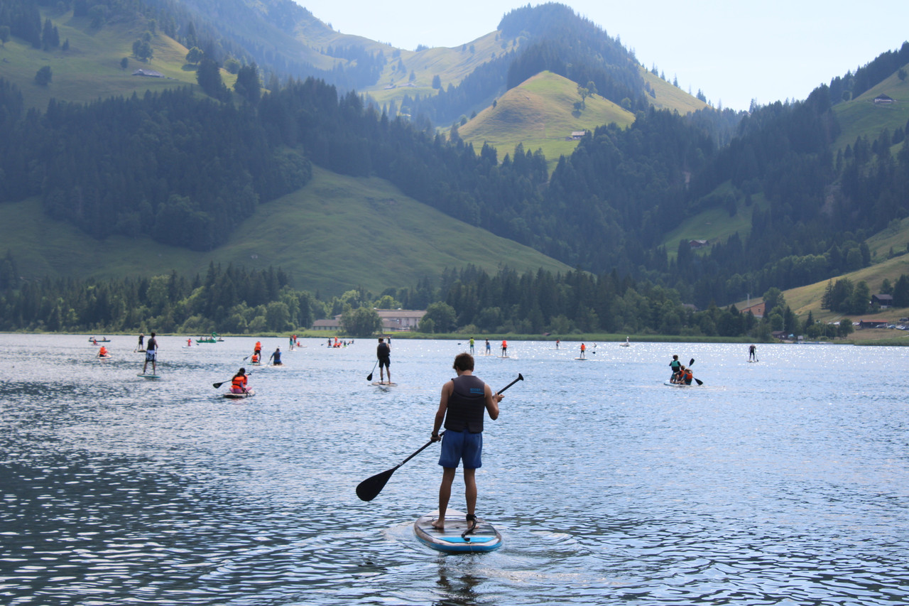 schwarzsee the best camp with mountains and lakes in switzerland