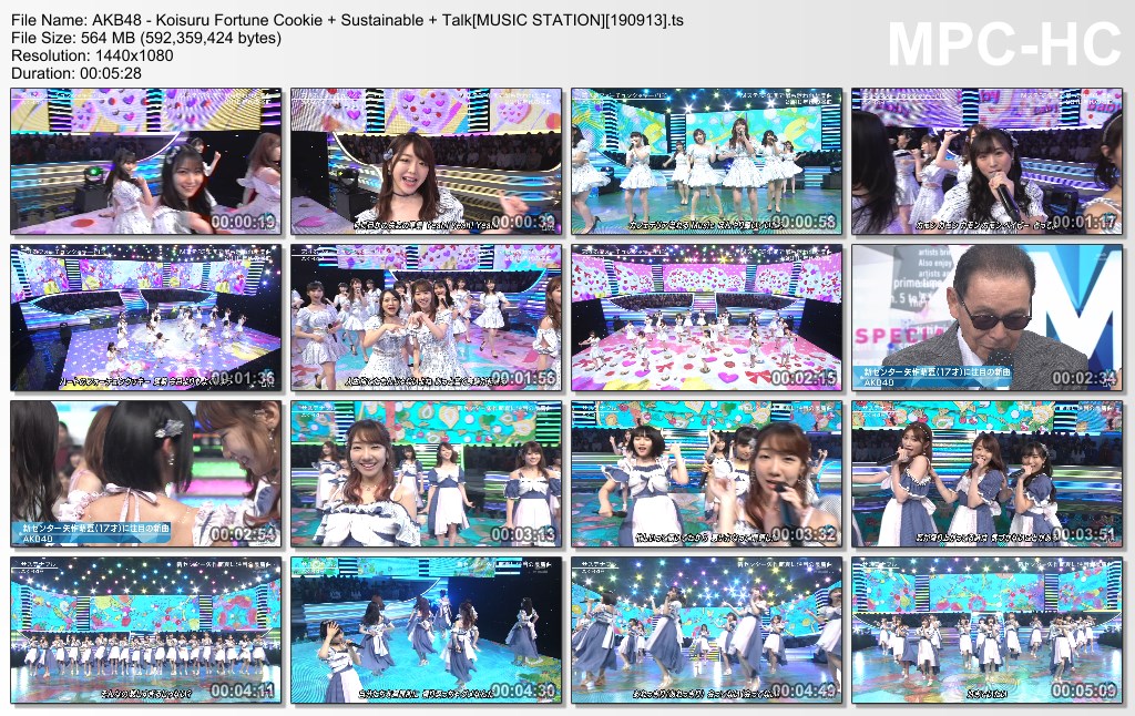 AKB48 - Koisuru Fortune Cookie   Sustainable   Talk[MUSIC STATIO