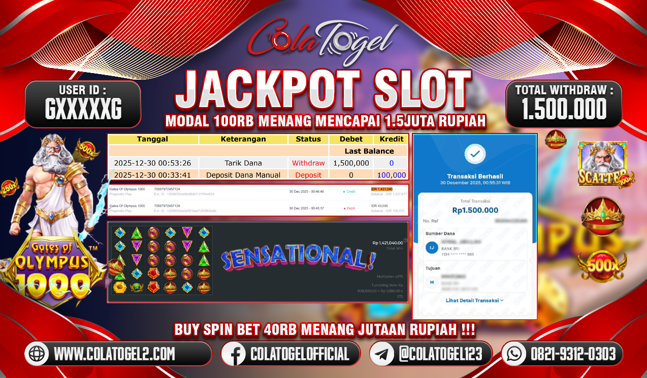 JACKPOT SLOT GACOR!!