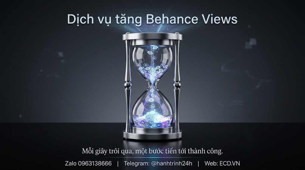 tăng behance views chất lượng tăng like