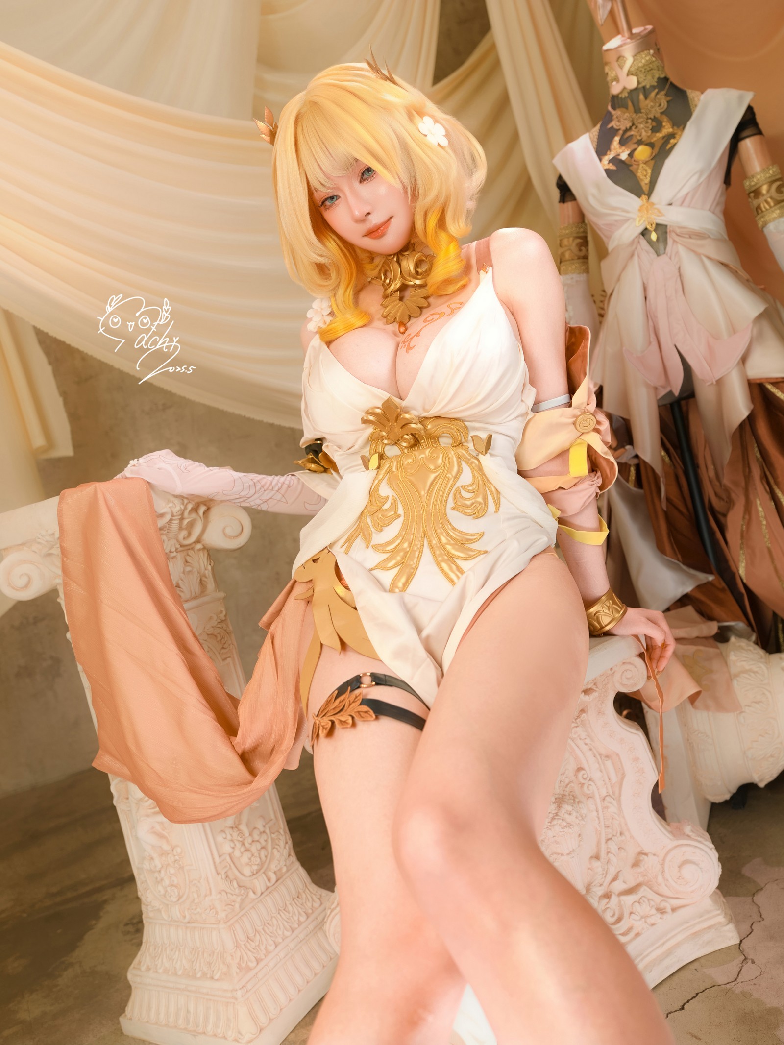 Machi马吉 Aglaea 角色写真集｜高质量Cosplay高清图包（106P-173.3M）插图6