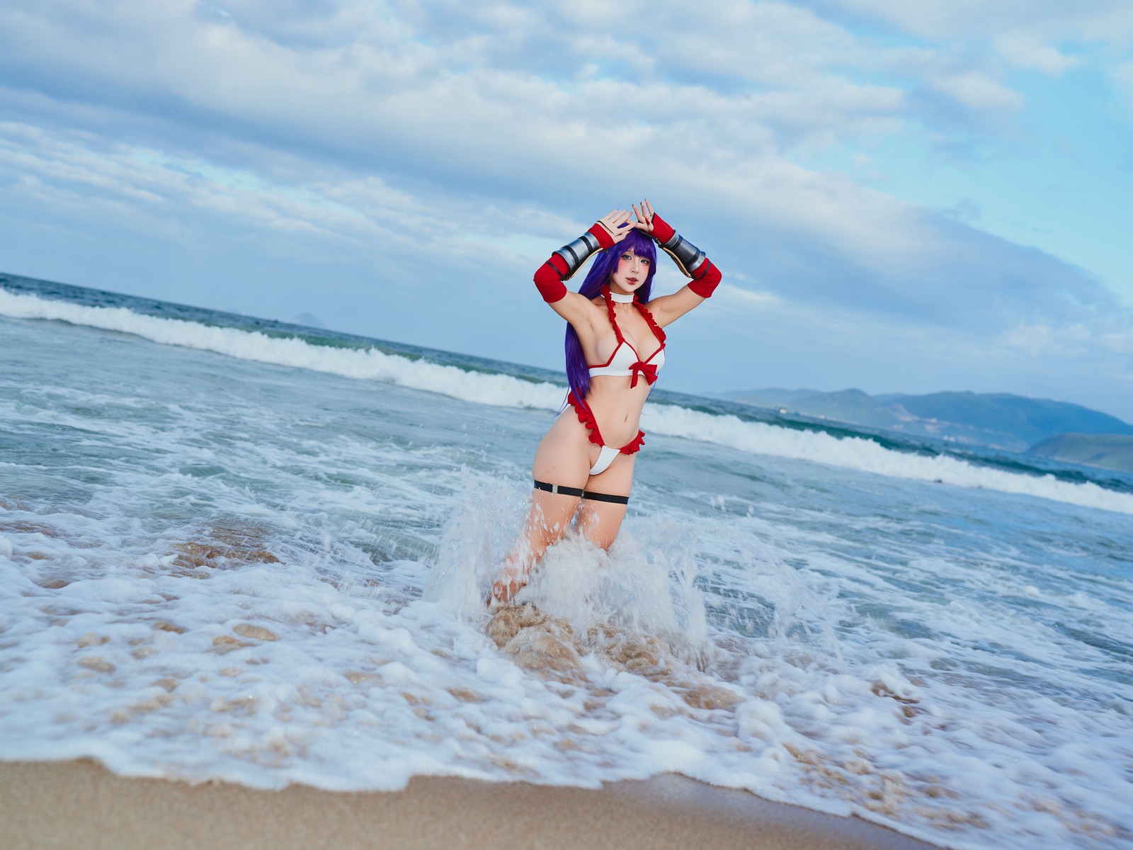 Puy Puy – 玛尔达 Martha Summer Cosplay 写真视频（96P+3V-4.56GB）FGO插图9