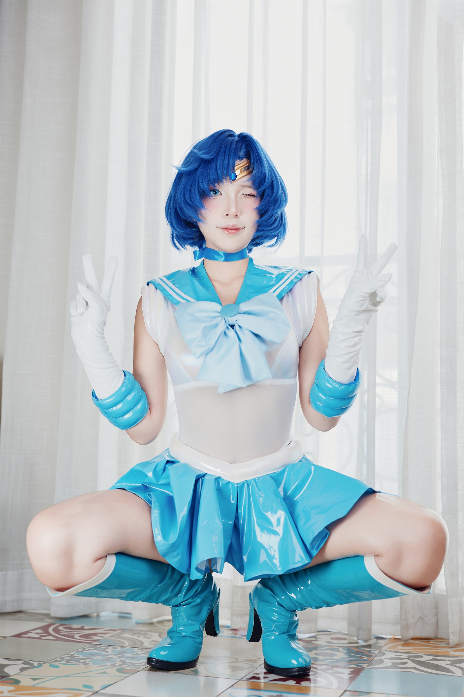 Puy Puy – Sailor Mercury 水手水星 Cosplay 写真（288P+10V-2.26GB）美少女战士插图3