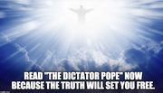 Pope dictator read book