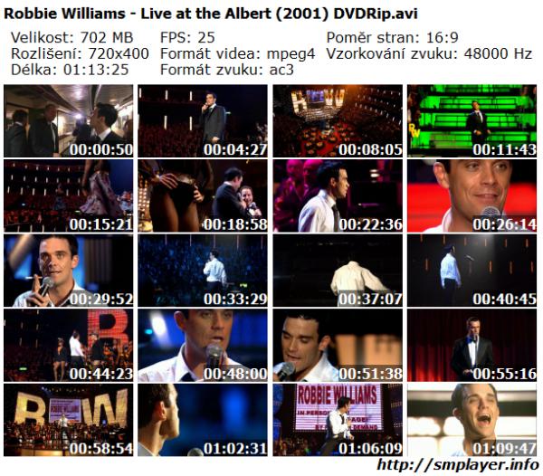 Robbie Williams - Live at the Albert (2001)