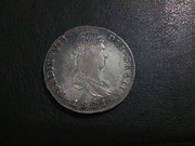 8 reales 1821. Fernando VII. Zacatecas. R G 20181123-190921