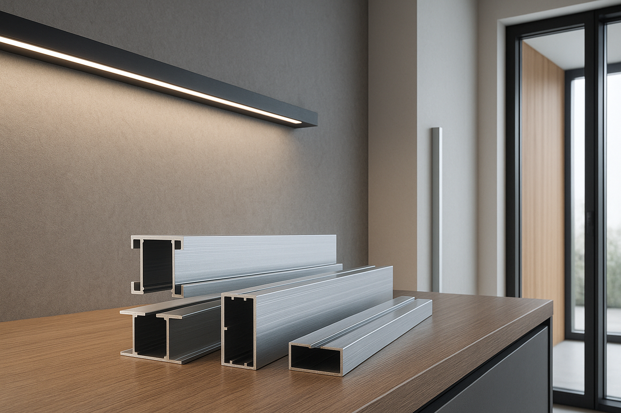 Алюмінієві профілі в інтер’єрі: поєднання технологій та естетики